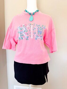Vintage Pink Freeze “Rio” Graphic T-Shirt – One Size